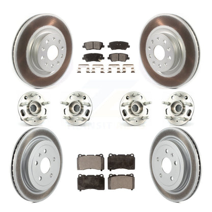 [Avant + Arrière] Kit d'ensemble roulement de roue et moyeu pour Cadillac CTS avec 18" Factory Wheels KBB-114756