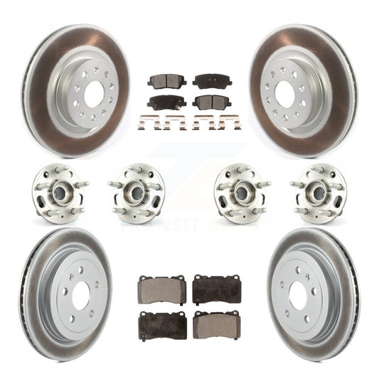 [Avant + Arrière] Kit d'ensemble roulement de roue et moyeu pour Cadillac CTS avec 18" Factory Wheels KBB-114756
