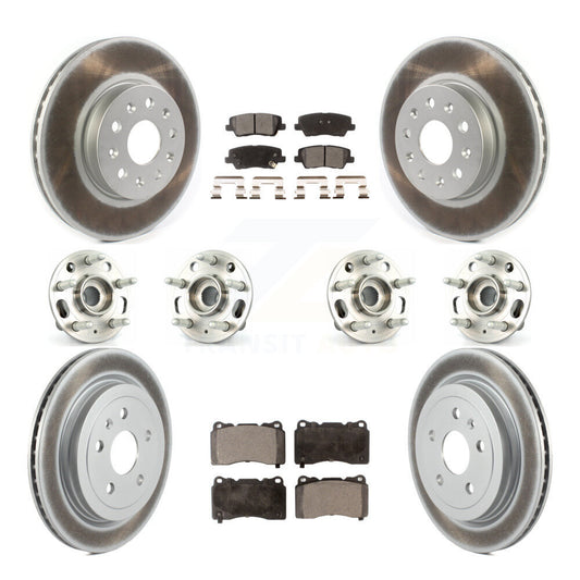 [Avant + Arrière] Kit d'ensemble roulement de roue et moyeu pour Cadillac CTS avec 17" Factory Wheels KBB-114757