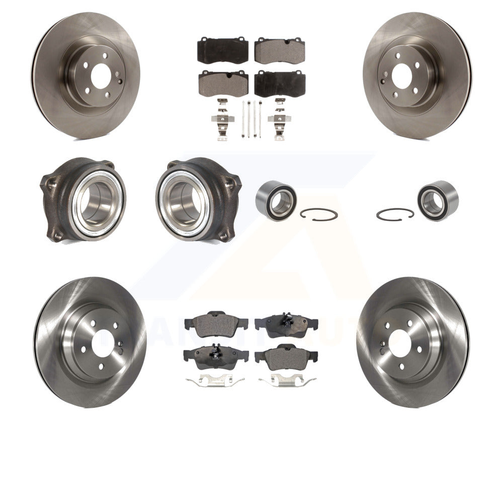 [Avant + Arrière] Kit de Roulement de roue pour 2009 Mercedes-Benz S450 sans Sport Package KBB-114891 par Transit Auto