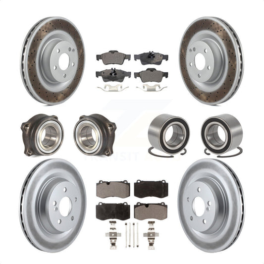 [Avant + Arrière] Kit de Roulement de roue pour 2009 Mercedes-Benz S450 sans Sport Package KBB-114899 par Transit Auto