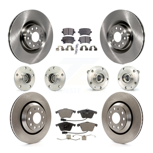 [Avant + Arrière] Kit d'ensemble roulement de roue et moyeu pour Volkswagen Passat CC Golf R KBB-114915