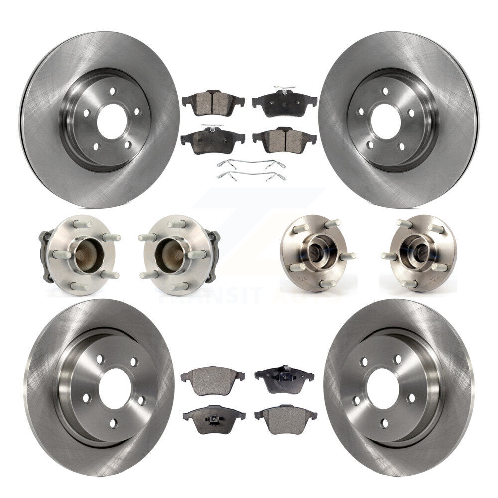 [Avant + Arrière] Kit d'ensemble roulement de roue et moyeu pour Volvo S40 C70 V50 avec 320mm Diameter Rotor KBB-114918