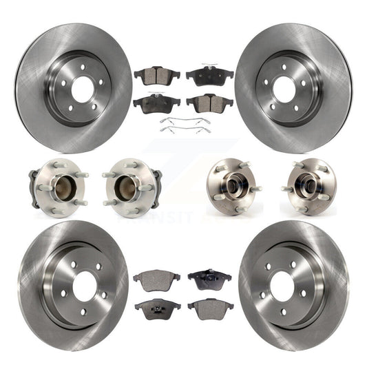 [Avant + Arrière] Kit d'ensemble roulement de roue et moyeu pour Volvo S40 C70 V50 avec 320mm Diameter Rotor KBB-114918