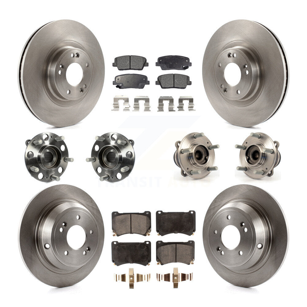 [Avant + Arrière] Kit d'ensemble roulement de roue et moyeu pour Hyundai Genesis 4.6L KBB-114920