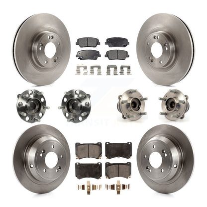 [Avant + Arrière] Kit d'ensemble roulement de roue et moyeu pour Hyundai Genesis 4.6L KBB-114920