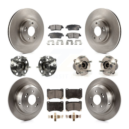 [Avant + Arrière] Kit d'ensemble roulement de roue et moyeu pour Hyundai Genesis KBB-114921