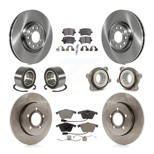 [Avant + Arrière] Kit d'ensemble roulement de roue et moyeu pour Audi A4 Quattro KBB-114927 par Transit Auto