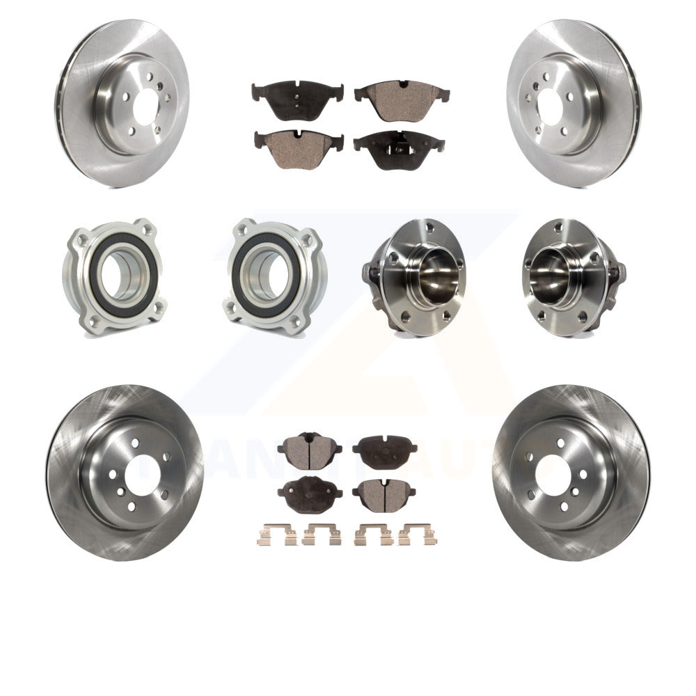 [Avant + Arrière] Kit d'ensemble roulement de roue et moyeu pour BMW 535i KBB-114928 par Transit Auto