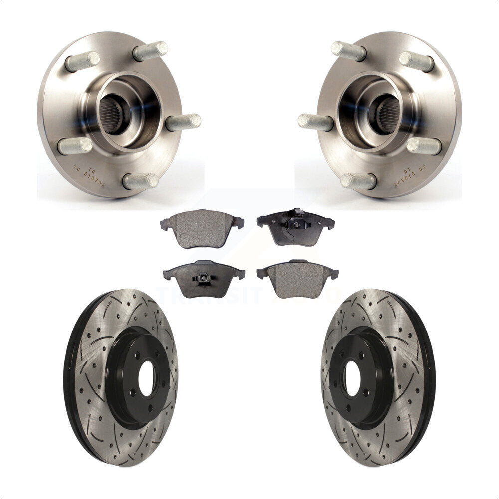 [Avant] Kit d'ensemble roulement de roue et moyeu pour Volvo S40 C70 V50 320mm Diameter Rotor KBB-114932