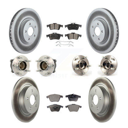 [Avant + Arrière] Kit d'ensemble roulement de roue et moyeu pour Volvo S40 C70 V50 avec 320mm Diameter Rotor KBB-114935