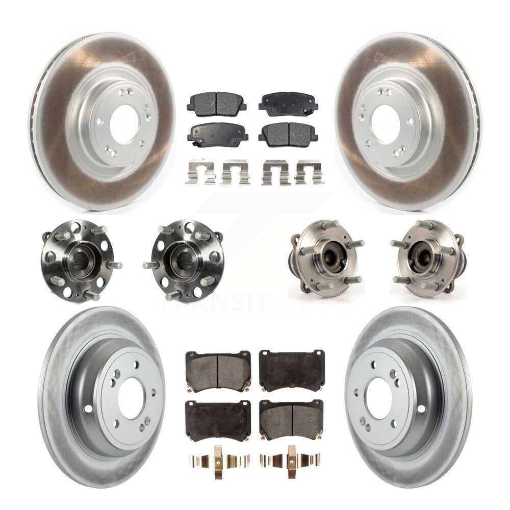 [Avant + Arrière] Kit d'ensemble roulement de roue et moyeu pour Hyundai Genesis 4.6L KBB-114937