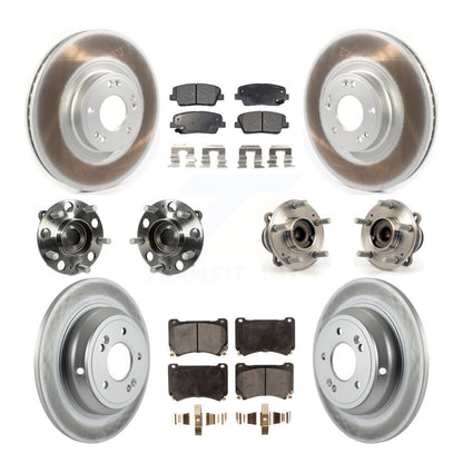 [Avant + Arrière] Kit d'ensemble roulement de roue et moyeu pour Hyundai Genesis 4.6L KBB-114937