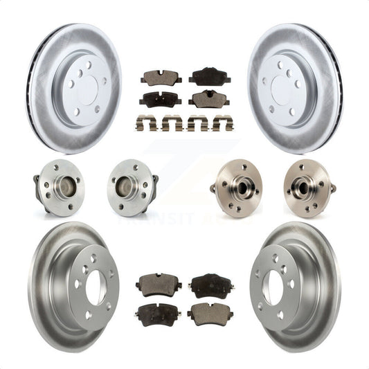 [Avant + Arrière] Kit d'ensemble roulement de roue et moyeu pour 2015 Mini Cooper Convertible avec 2.0L 1.5L avec 294mm Diameter Rotor KBB-114940 par Transit Auto