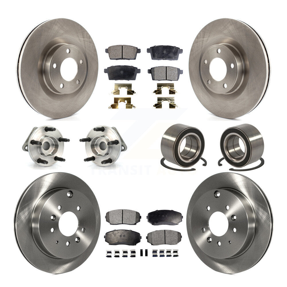 [Avant + Arrière] Kit de Roulement de roue pour 2007-2010 Ford Edge Lincoln MKX AWD KBB-114982
