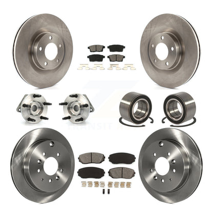 [Avant + Arrière] Kit de Roulement de roue pour 2007-2010 Ford Edge Lincoln MKX AWD KBB-114987