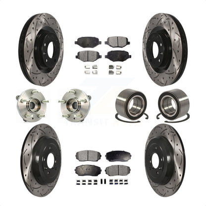 [Avant + Arrière] Kit de Roulement de roue pour Ford Edge Lincoln MKX KBB-114998 par Transit Auto