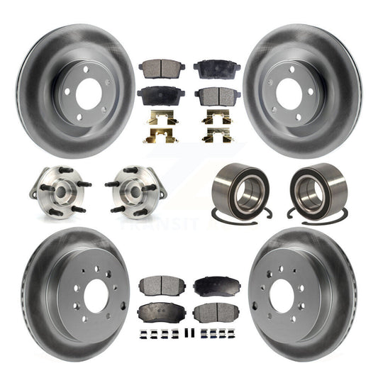 [Avant + Arrière] Kit de Roulement de roue pour 2007-2010 Ford Edge Lincoln MKX AWD KBB-115017