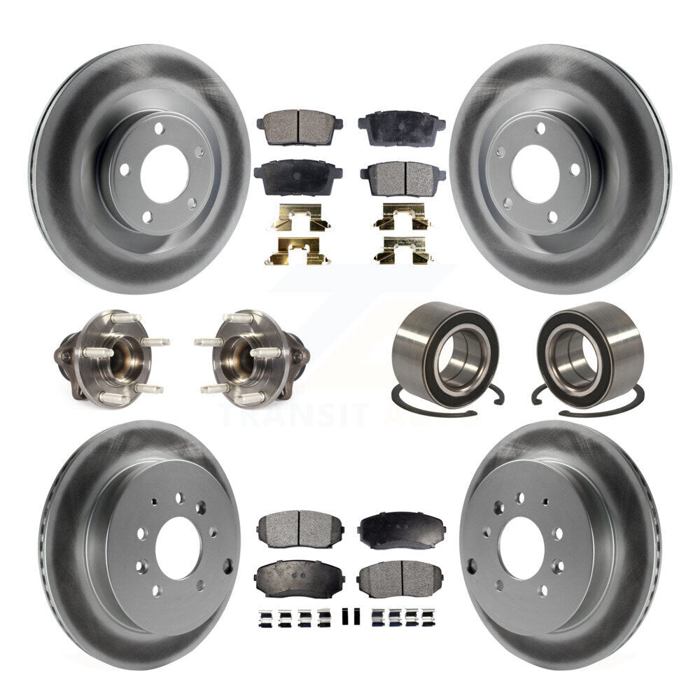 [Avant + Arrière] Kit de Roulement de roue pour 2010 Ford Edge Lincoln MKX FWD KBB-115018