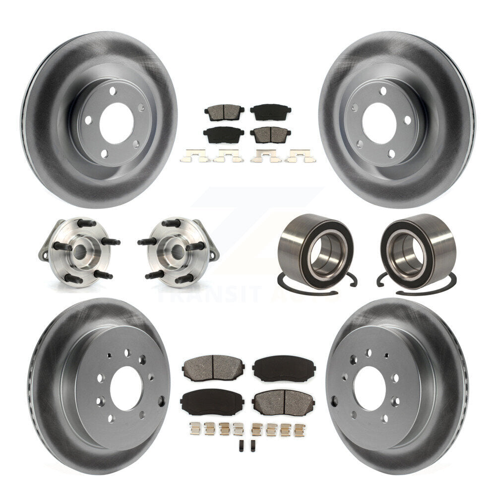 [Avant + Arrière] Kit de Roulement de roue pour 2007-2010 Ford Edge Lincoln MKX AWD KBB-115023