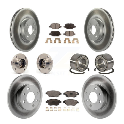 [Avant + Arrière] Kit de Roulement de roue pour 2012-2013 Fiat 500 Hatchback avec Turbocharged GAS engine KBB-115028