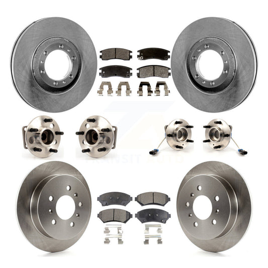 [Avant + Arrière] Kit d'ensemble roulement de roue et moyeu pour Buick Pontiac Grand Prix Chevrolet Venture Regal Century Oldsmobile Intrigue KBB-115054