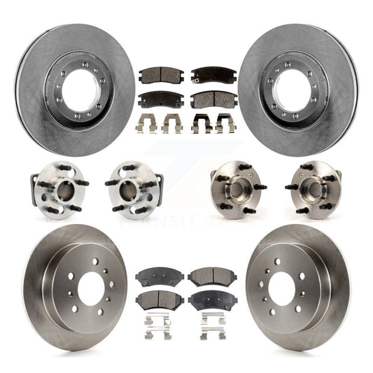[Avant + Arrière] Kit d'ensemble roulement de roue et moyeu pour Buick Century Regal Pontiac Grand Prix Non-ABS KBB-115061