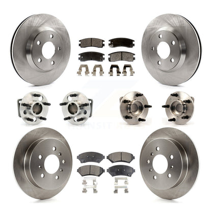 [Avant + Arrière] Kit d'ensemble roulement de roue et moyeu pour 2005 Chevrolet Impala Monte Carlo From Chassis/VIN #59143076 Non-ABS KBB-115063