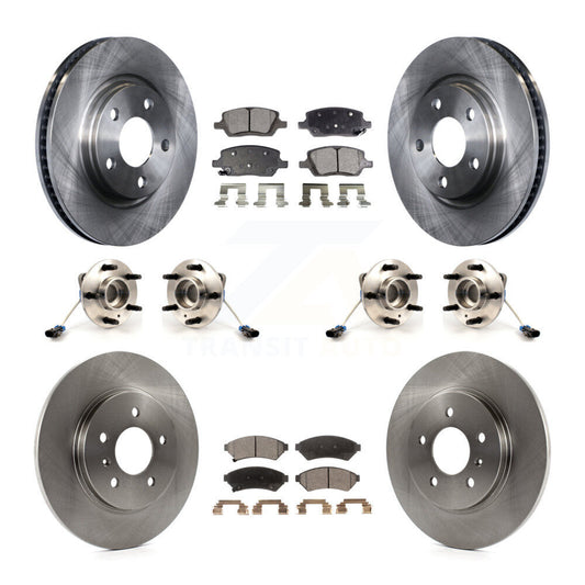 [Avant + Arrière] Kit d'ensemble roulement de roue et moyeu pour 2005 Chevrolet Uplander Pontiac Montana Buick Terraza KBB-115064