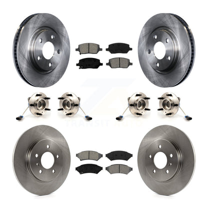 [Avant + Arrière] Kit d'ensemble roulement de roue et moyeu pour 2005 Chevrolet Uplander Pontiac Montana Buick Terraza KBB-115072