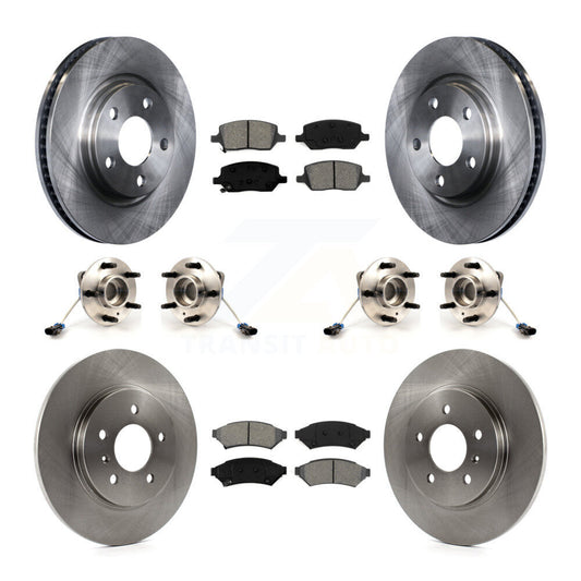 [Avant + Arrière] Kit d'ensemble roulement de roue et moyeu pour 2005 Chevrolet Uplander Pontiac Montana Buick Terraza KBB-115072
