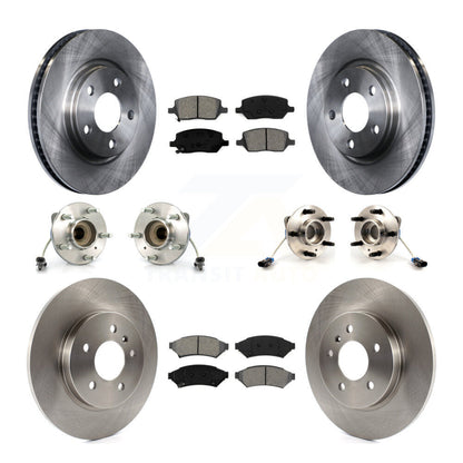 [Avant + Arrière] Kit d'ensemble roulement de roue et moyeu pour 2005 Chevrolet Uplander Buick Terraza 3 Hole Flange or Triangular FWD KBB-115073