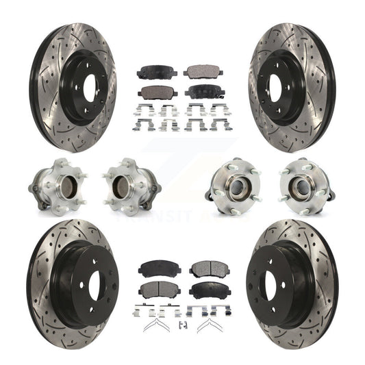 [Avant + Arrière] Kit d'ensemble roulement de roue et moyeu pour Nissan Maxima KBB-115089