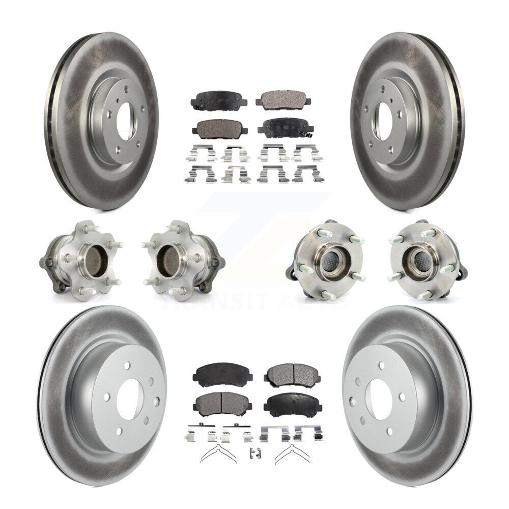 [Avant + Arrière] Kit d'ensemble roulement de roue et moyeu pour Nissan Maxima KBB-115097