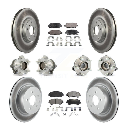 [Avant + Arrière] Kit d'ensemble roulement de roue et moyeu pour Nissan Maxima KBB-115097