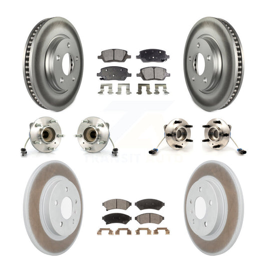 [Avant + Arrière] Kit d'ensemble roulement de roue et moyeu pour 2005 Chevrolet Uplander Buick Terraza 3 Hole Flange or Triangular FWD KBB-115099