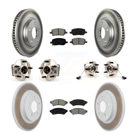 [Avant + Arrière] Kit d'ensemble roulement de roue et moyeu pour 2005 Chevrolet Uplander Buick Terraza 4 Hole Rectangular Flange FWD KBB-115103