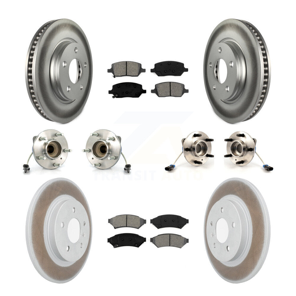 [Avant + Arrière] Kit d'ensemble roulement de roue et moyeu pour 2005 Chevrolet Uplander Buick Terraza 3 Hole Flange or Triangular FWD KBB-115107