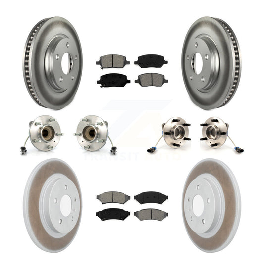 [Avant + Arrière] Kit d'ensemble roulement de roue et moyeu pour 2005 Chevrolet Uplander Buick Terraza 3 Hole Flange or Triangular FWD KBB-115107