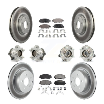 [Avant + Arrière] Kit d'ensemble roulement de roue et moyeu pour Nissan Maxima KBB-115113