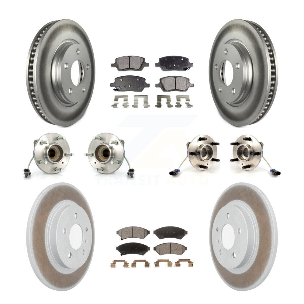 [Avant + Arrière] Kit d'ensemble roulement de roue et moyeu pour 2005 Chevrolet Uplander Buick Terraza 3 Hole Flange or Triangular FWD KBB-115115