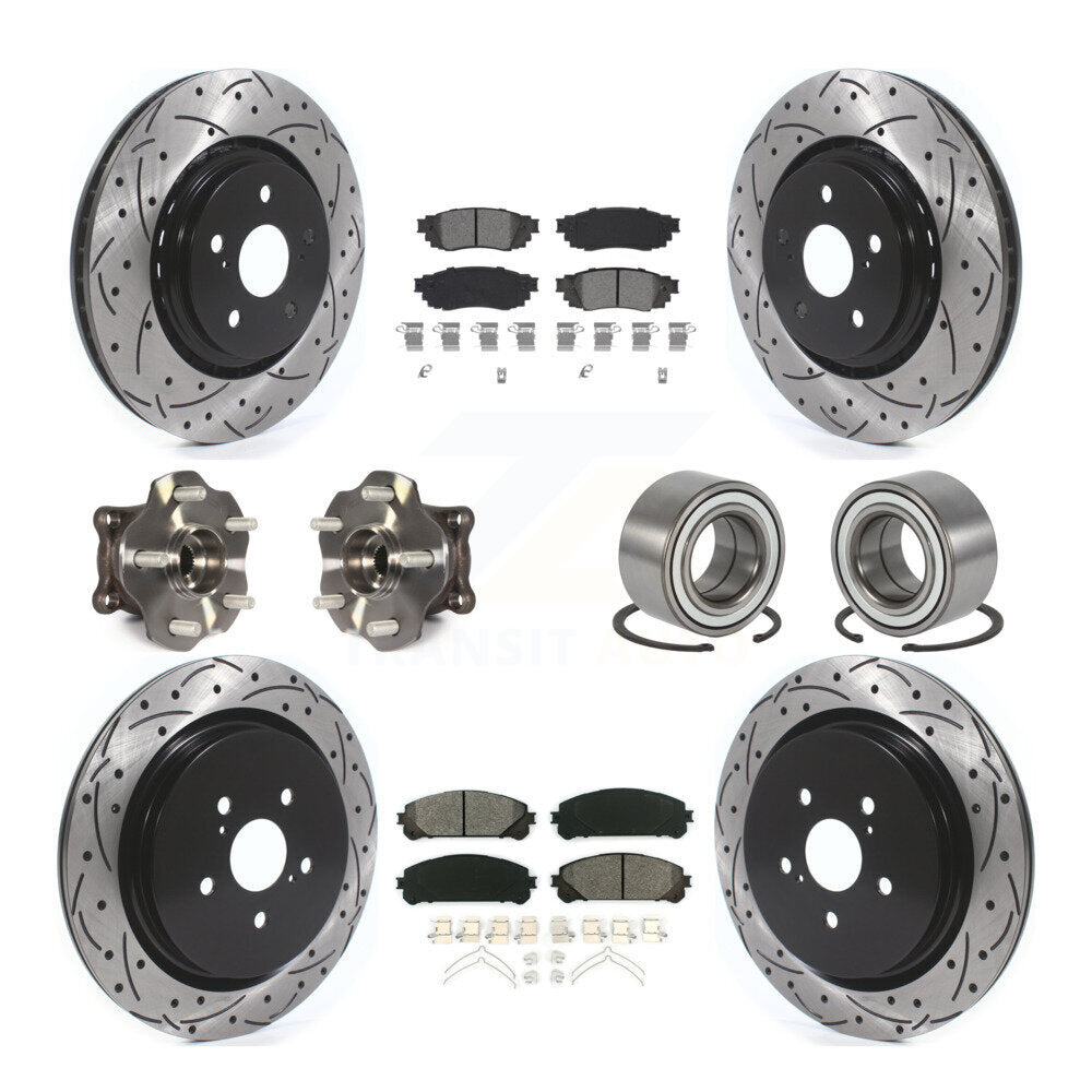 [Avant + Arrière] Kit de Roulement de roue pour 2016 Lexus RX350 AWD Excluding Vehicles Manufactured In Japan KBB-115148