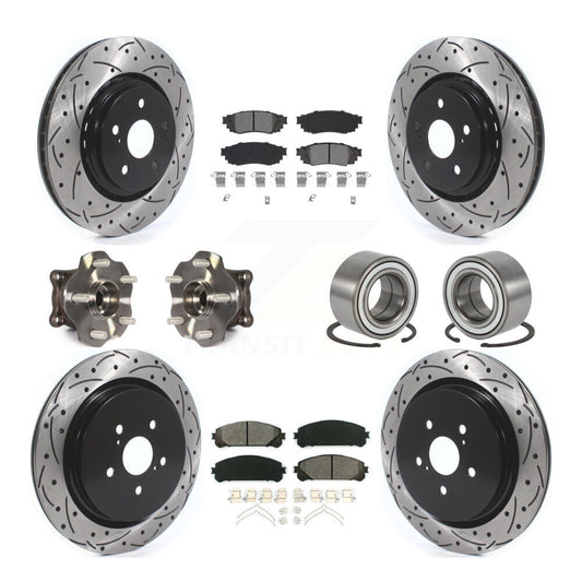 [Avant + Arrière] Kit de Roulement de roue pour 2016 Lexus RX350 AWD Excluding Vehicles Manufactured In Japan KBB-115148