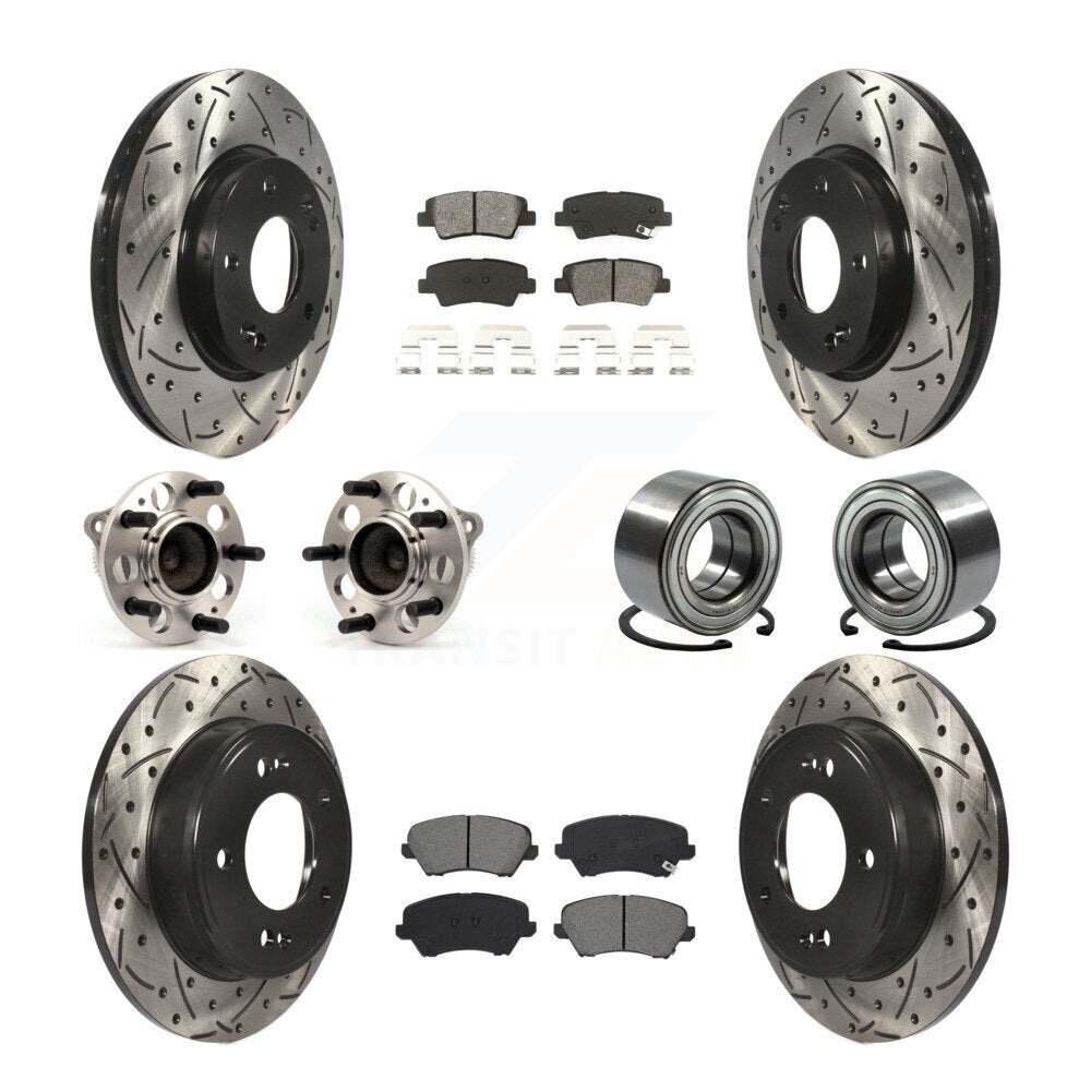 [Avant + Arrière] Kit de Roulement de roue pour Kia Forte Hyundai Elantra GT Forte5 KBB-115152