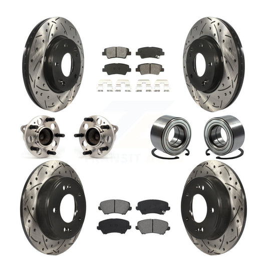 [Avant + Arrière] Kit de Roulement de roue pour Kia Forte Hyundai Elantra GT Forte5 KBB-115152