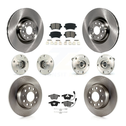 [Avant + Arrière] Kit d'ensemble roulement de roue et moyeu pour 2006-2007 Volkswagen Passat FWD avec Naturally Aspirated KBB-115216