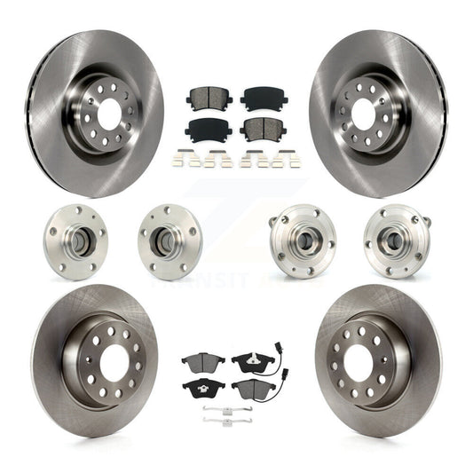 [Avant + Arrière] Kit d'ensemble roulement de roue et moyeu pour 2006-2007 Volkswagen Passat FWD avec Naturally Aspirated KBB-115216