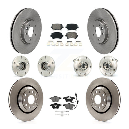 [Avant + Arrière] Kit d'ensemble roulement de roue et moyeu pour Volkswagen CC avec 340mm Diameter Rotor KBB-115217