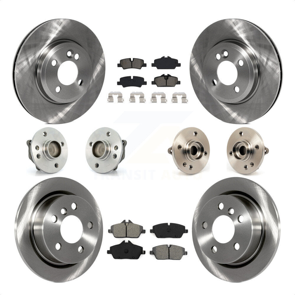 [Avant + Arrière] Kit d'ensemble roulement de roue et moyeu pour 2015 Mini Cooper Convertible avec 2.0L 1.5L avec 280mm Diameter Rotor KBB-115221 par Transit Auto