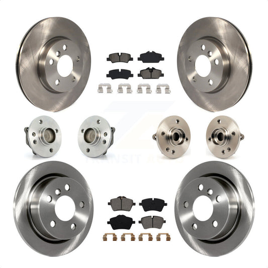 [Avant + Arrière] Kit d'ensemble roulement de roue et moyeu pour 2015 Mini Cooper Convertible avec 2.0L 1.5L avec 294mm Diameter Rotor KBB-115222 par Transit Auto
